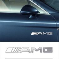 Stickere laterale CHROME - AMG (set 2 buc.)