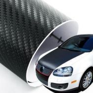 Folie Carbon 3D Economic pentru capota (1,5m x 1,27m) culori multiple
