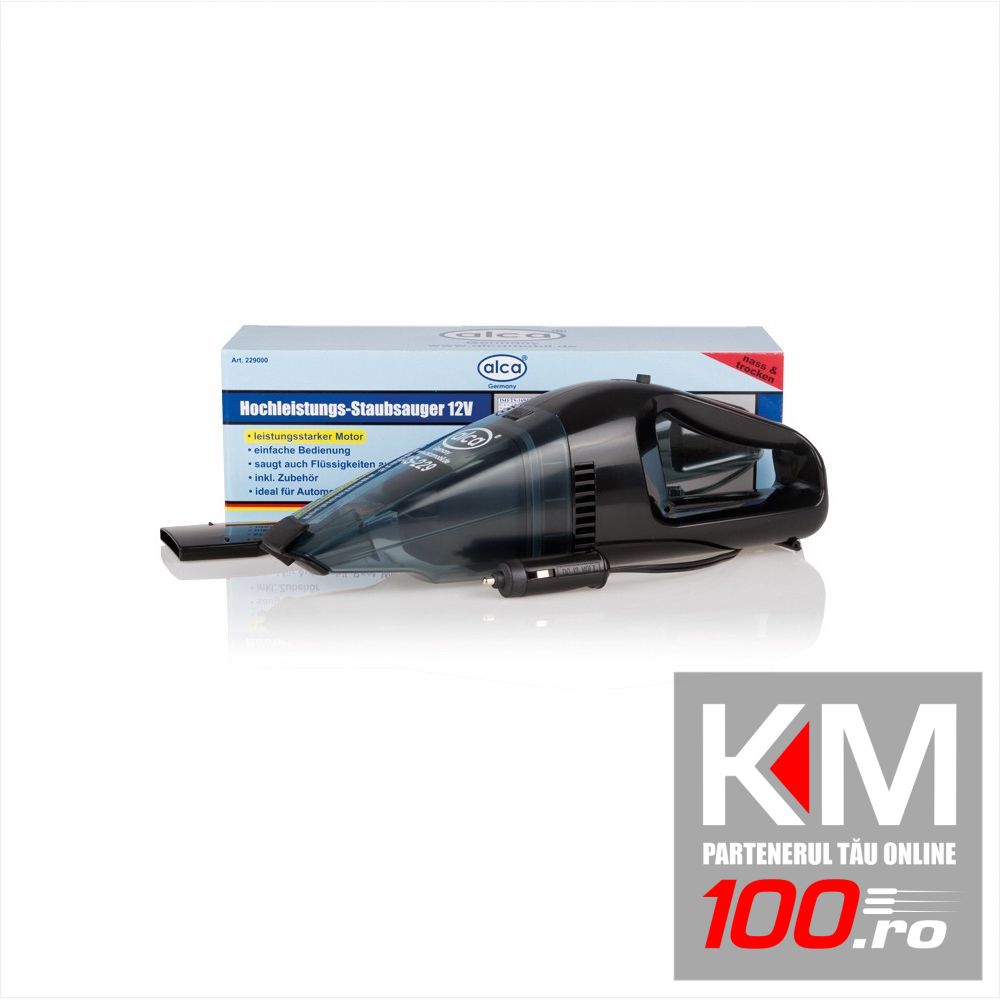 Depression Foreman Disarmament Aspirator auto Alca Germany 12V 60W umed/uscat cu cablu de 3m si accesorii  - BAV-H22900