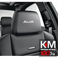 Sticker tetiera piele AUDI (set 5 buc)