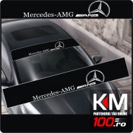 Sticker parasolar auto AMG (126 x 16cm)
