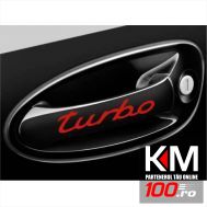 Sticker manere usa - TURBO (set 4 buc.)