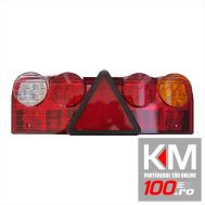 Stop camion LED 15 x 10 pe 24V partea stanga