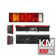 Lampa auto pentru camion partea Dreapta cu leduri 12/24V cu mers inapoi si ceata