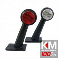 Lampa gabarit auto Carpoint 12V cu leduri , 18 cm, 20 grade, 2 buc.