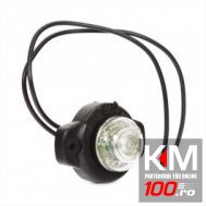 Lampa gabarit auto 12V rotunda Alba cu led, cu suport 57x41.4x26.8mm, 1 buc.