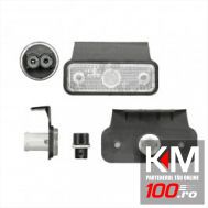 Lampa gabarit auto 12/24V dreptunghiulara Alba, cu suport bec, 95x30mm, cu suport fixare, 1 buc.