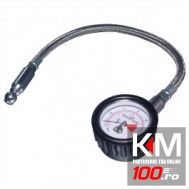 Manometru presiune aer Carpoint Profesional 4 bar, ceas de 60 mm , lungime furtun 400 mm