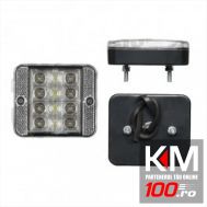 Lampa auto pentru mers inapoi alba 12V cu LEDURI partea Dreapta/ Stanga 12V leduri 87x74x26mm , 1 buc.