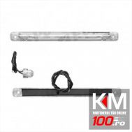 Lampa gabarit auto 12V/ 24V cu LED dreptunghiulara Alb, 237x20x22mm , cu cablu, 1 buc.