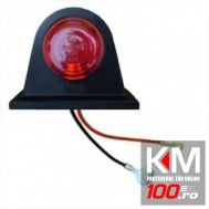 Lampa gabarit auto 12/24V rotunda Rosu - Alb, 98x73x68 cm, 1 buc.