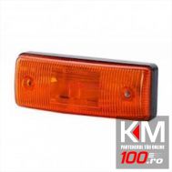 Lampa gabarit auto 12V/ 24V dreptunghiulara , culoare sticla Portocaliu, 96x36x28mm, 1 buc.