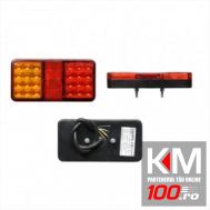 Lampa auto pentru remorca partea Dreapta/ Stanga led 12V 149x74x26mm , rosu galben , 1 buc.