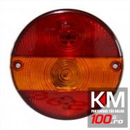 Lampa auto pentru remorca rotunda stanga/dreapta cu lampa numar 12/24V , 140mm , 1 buc.