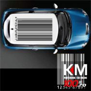 Sticker auto plafon - BARCODE