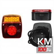 Lampa auto pentru remorca cu leduri stg./dr. 12V , 121x101x56mm fara mers inapoi si ceata , 1 buc.