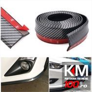 Protectie spoiler, prelungire bara fata/spate din cauciuc, culoare CARBON