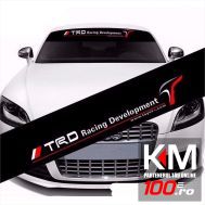 Sticker parasolar auto TRD DEVELOPMENT (126 x 16cm)