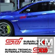 Sticker auto laterale SUBARU (set 2 buc.)