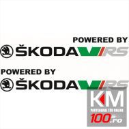 Sticker auto laterale SKODA VRS (set 2 buc.)