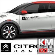 Sticker auto laterale CITROEN RACING (set 2 buc.)