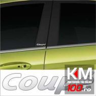 Stickere stalpi usa CHROME - COUPE (set 2 buc.)