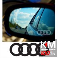 Stickere oglinda ETCHED GLASS - AUDI (set 3 buc.)