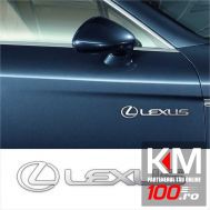 Stickere laterale CHROME - LEXUS (set 2 buc.)