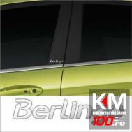 Stickere stalpi usa CHROME - BERLINGO (set 2 buc.)