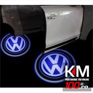 Proiectoare in portiera cu Logo VW Passat 2000 - 2005, Phaeton