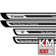 Set protectii praguri CROM - Honda