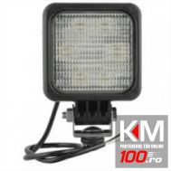 Lampa lucru Universal, 12/24V 100x100x76mm, tip bec LED,2500 lm, lentile cu model optic, patrata