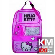 Organizator scaun auto Hello Kitty pentru spatarul scaunului din fata, 40 x 60 cm