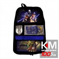 Organizator scaun auto Clone Wars pentru spatarul scaunului din fata, 40 x 60 cm
