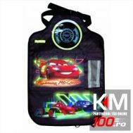 Organizator scaun auto Cars Neon pentru spatarul scaunului din fata, 40 x 60 cm