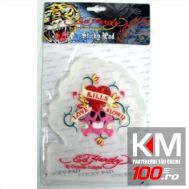 Suport antiderapant bord Ed Hardy Love Kills Slowly 17 x 13.5 cm, 1 buc.