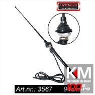 Antena auto Automax aripa telescopica 94 cm baza neagra