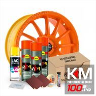 Kit reparatie jante, culoare ORANGE (V1) - Cod RAL: 2004