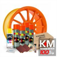 Kit reparatie jante, culoare ORANGE (V1) - Cod RAL: 2004