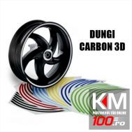 Dungi decorare jante - Carbon 3D
