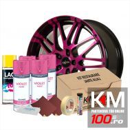 Kit reparatie jante, culoare VIOLET (V4) - Cod RAL: 4008