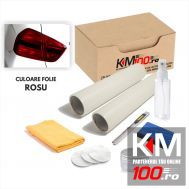 KIT COMPLET de polisare si protectie faruri - ROSU