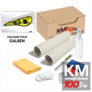 KIT COMPLET de polisare si protectie faruri - GALBEN