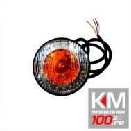 LAMPA STOP ROTUNDA CU SEMNALIZARE / INDEX "PUNCT" CU LED 12V - 12cm
