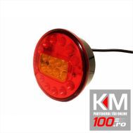 LAMPA STOP ROTUNDA CU SEMNALIZARE / INDEX "BANDA" CU LED 12V/24V -12cm