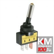 Intrerupatoare cu brat 1 circuit 20A-12VDC OFF-ON cu LED galben