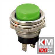 Buton 1 circuit 2A-250V OFF-(ON), verde