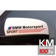 Sticker oglinda BMW ///M Motosport (2 buc.)