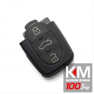 Audi - Accesoriu carcasa cheie 3 butoane, tip mic, fara buton panica, pt. baterie 1616