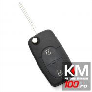 Audi - Carcasa cheie tip briceag, 2 butoane, tip mare, fara buton panica, pt. baterie 2032